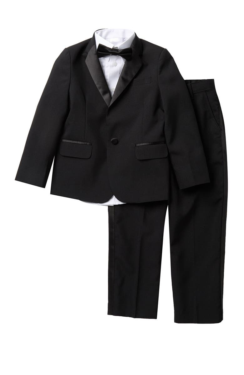 Nautica Kids' Tuxedo Suit Set, Main, color, 001 Black