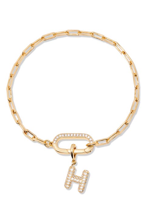 Petra Initial Charm Bracelet