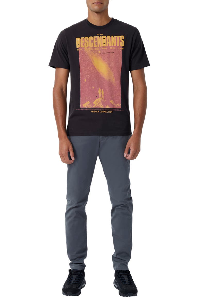 French Connection Descendants Cotton Graphic Tee, Alternate, color, 