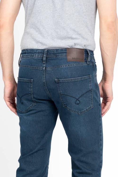 Jack Of Spades Jack Fit Five Pocket Jeans In Medium Indigo
