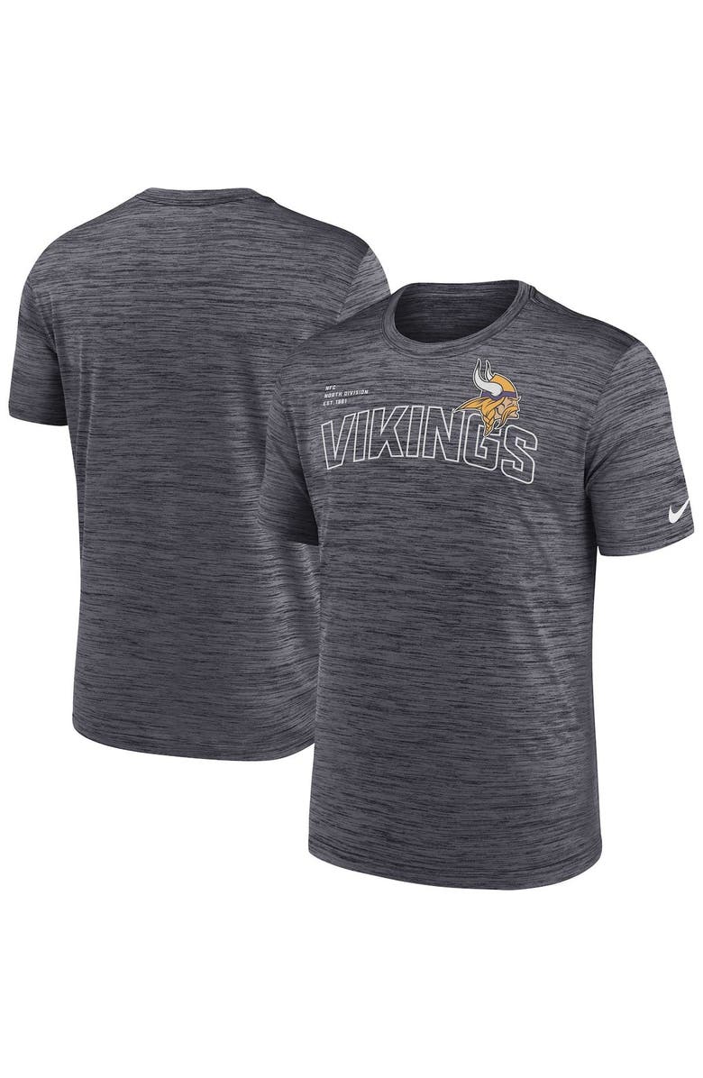 Nike Men's Nike Black Minnesota Vikings Velocity Arch Performance T-Shirt, Main, color,