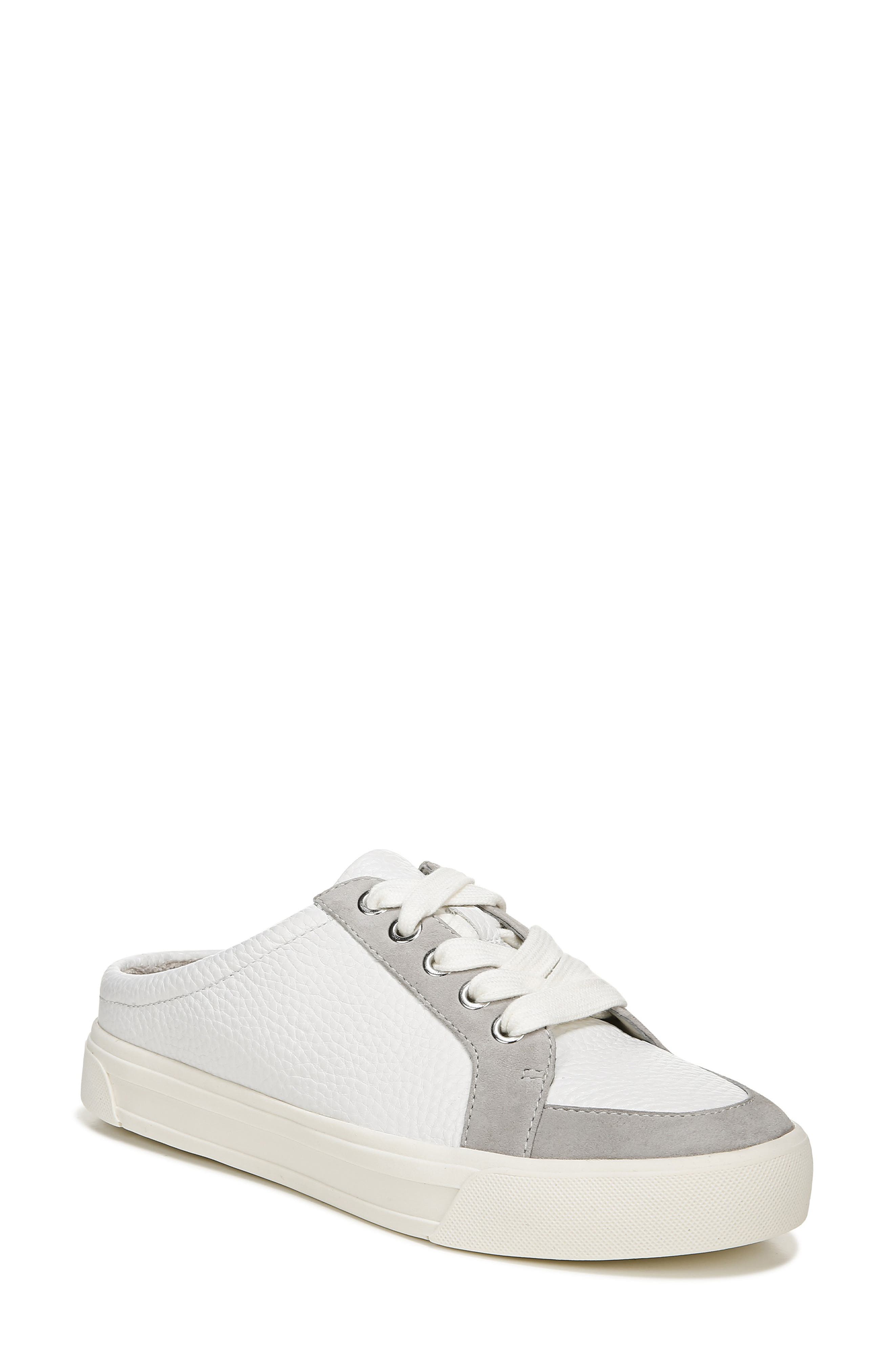 Adria Platform Mule Sneaker, Main, color, WHITE GREY