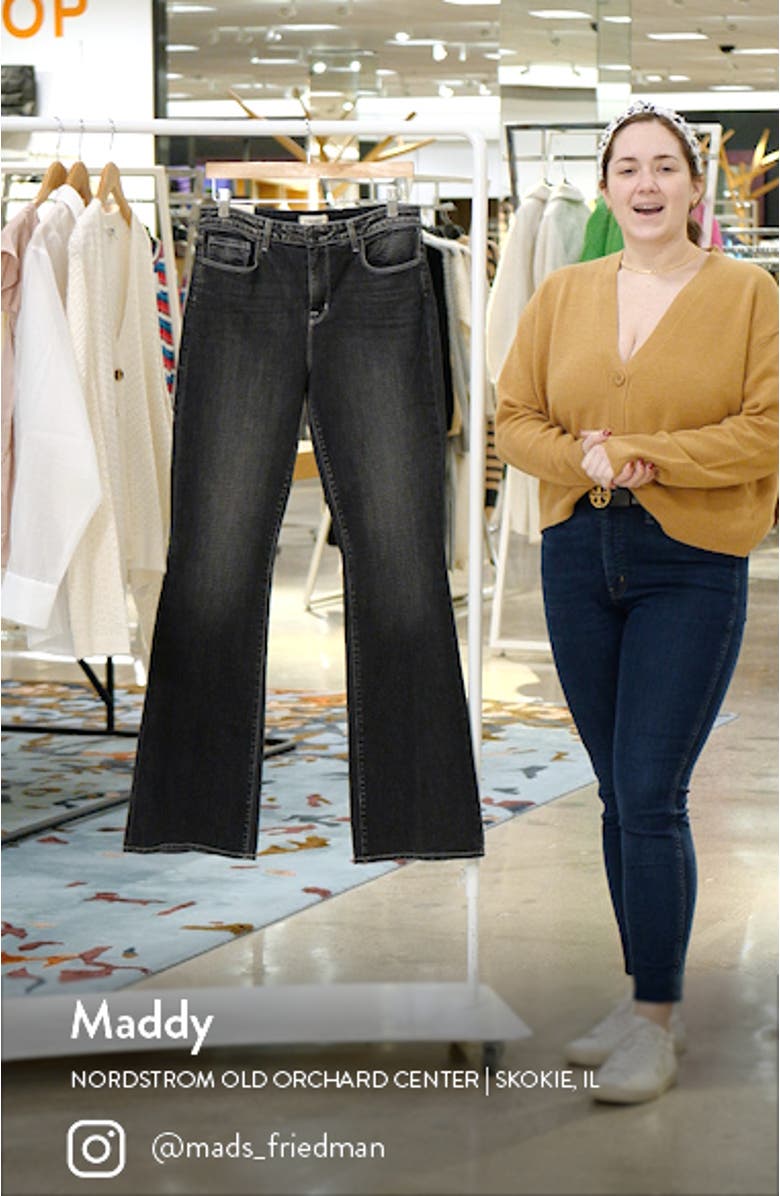 Bell High Waist Flare Jeans, sales video thumbnail