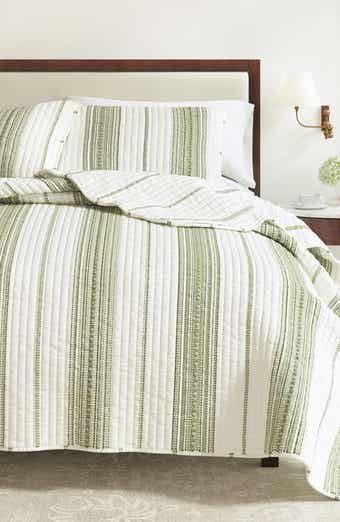Woven & Weft Farmhouse Stripe Quilt Set