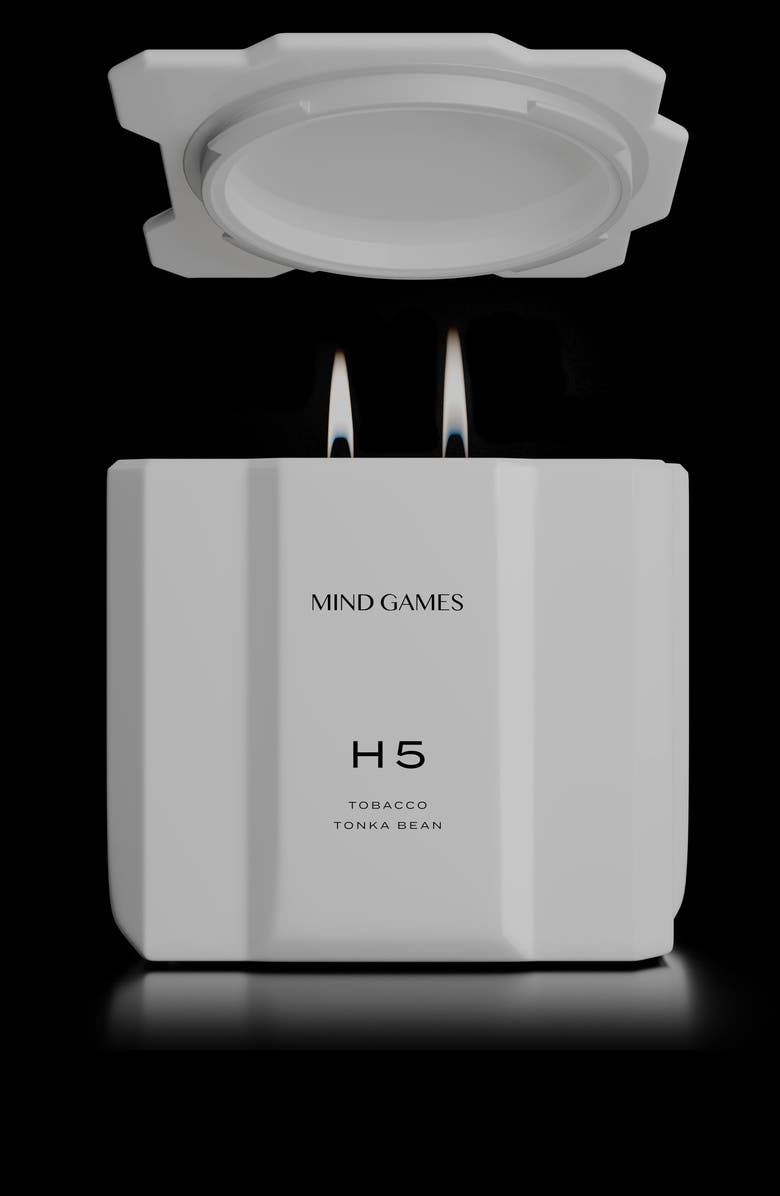 MIND GAMES H5 White Knight Scented Candle, Alternate, color, 