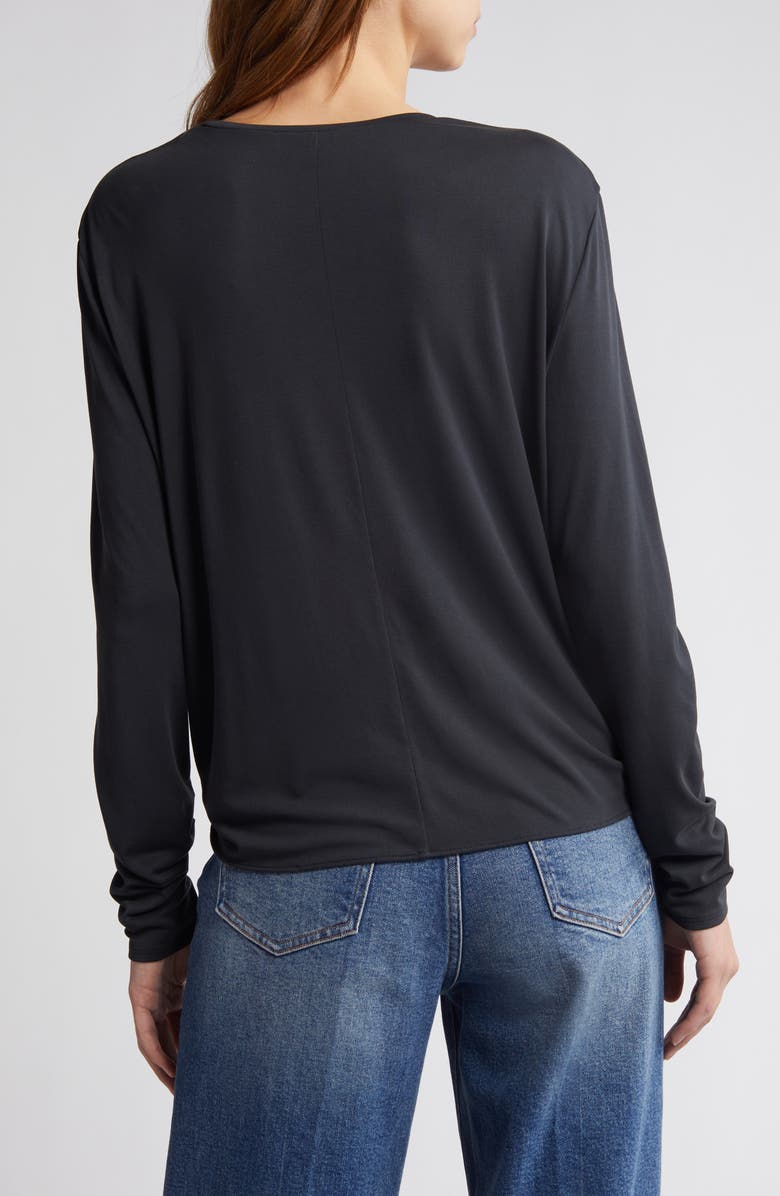 rag & bone Jenna Knotted Long Sleeve T-Shirt, Alternate, color, 