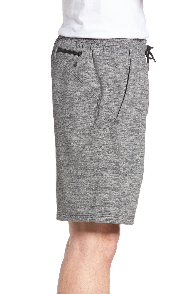 Pyrite Knit Shorts, Alternate, color, GREY OBSIDIAN MELANGE