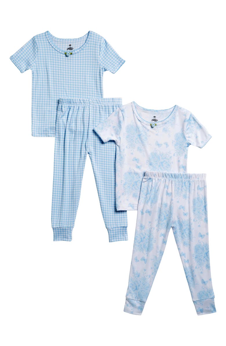 INTERNATIONAL INTIMATES Kids' En Pointe Four-Piece Pajamas, Main, color, 