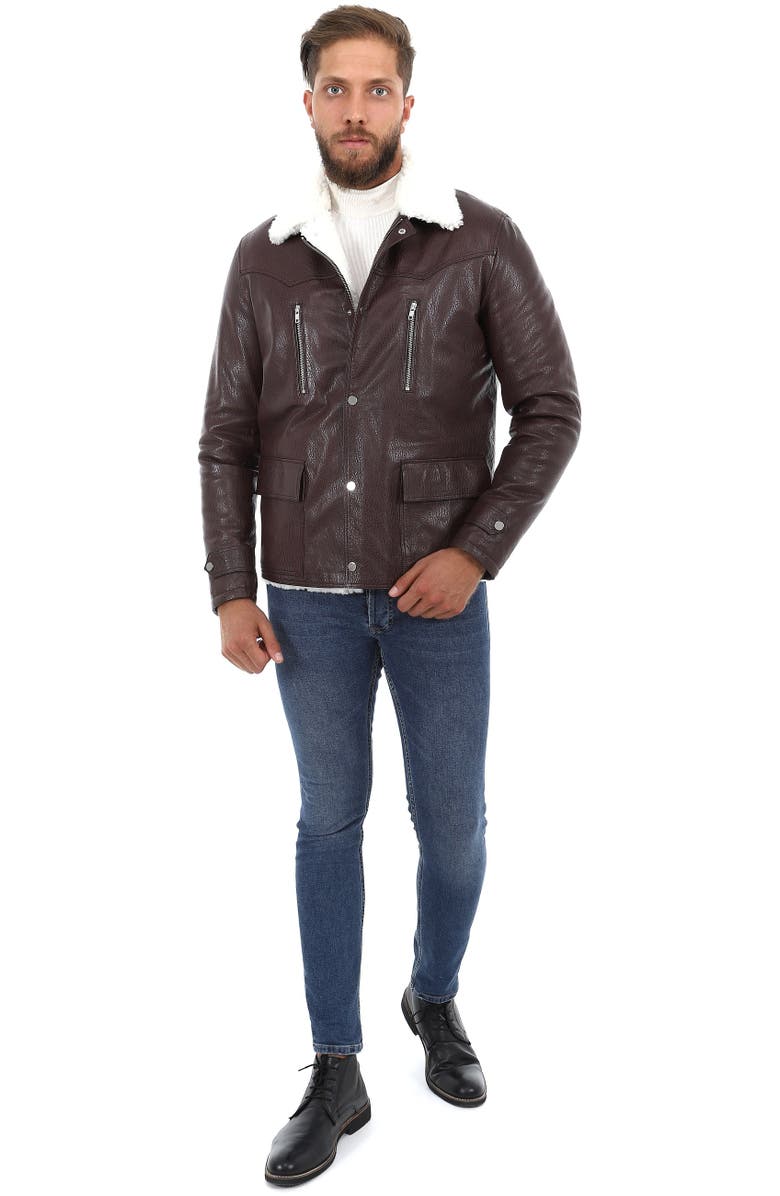 Furniq UK Thomas Shearling Coat, Alternate, color,