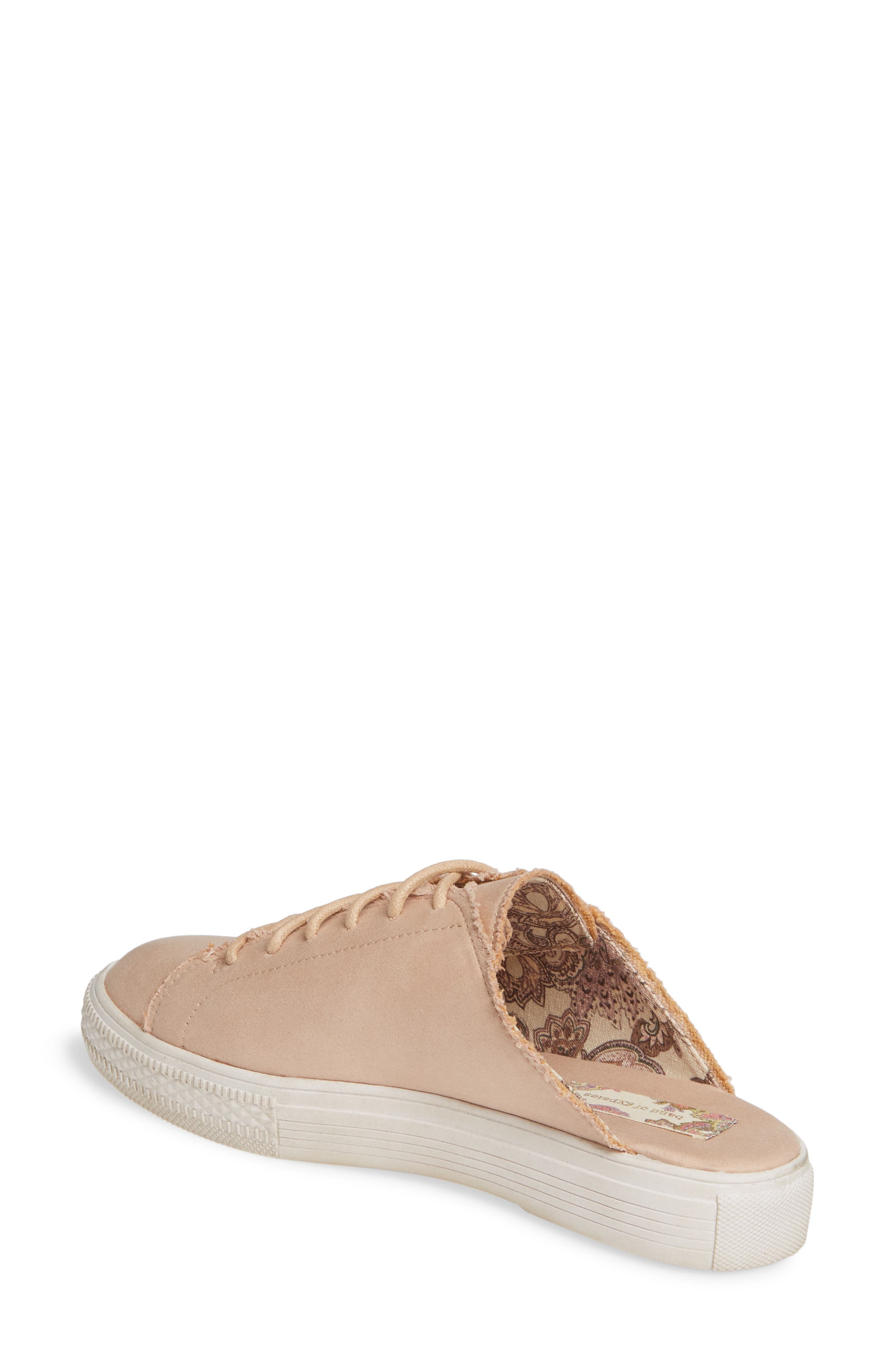 Band of Gypsies Coast Sneaker Mule, Alternate, color, PINK BRUSHED SATIN