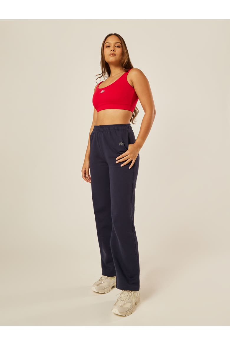 Varsity Athletica Wide Leg Joggers, Alternate, color, Midnight