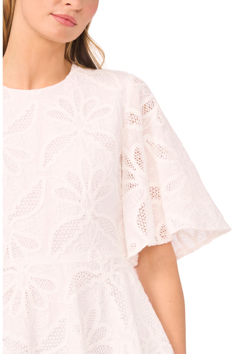 Lori Lace Minidress, Alternate, color, ULTRA WHITE