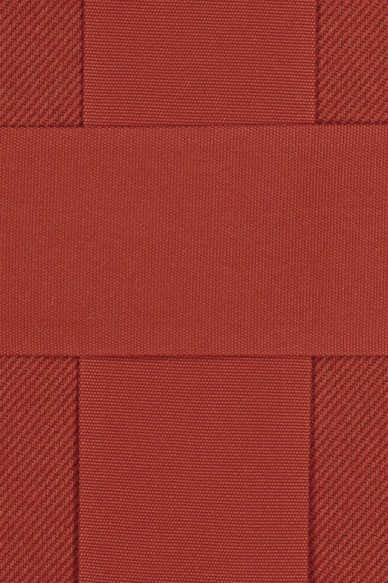 Basketweave Hand Woven Indoor & Outdoor Accent Pillow, Alternate, color, Rouge