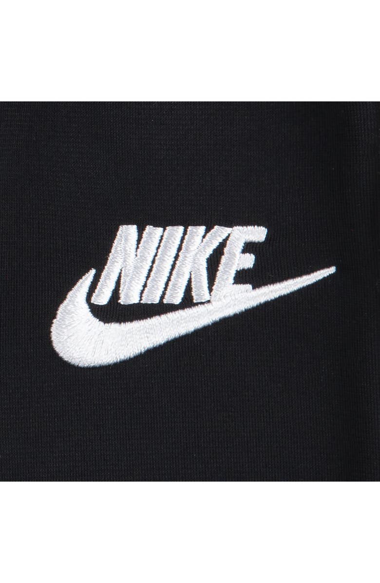 Nike Kids' Swoosh Tricot Track Jacket & Joggers Set, Alternate, color, Black/ White