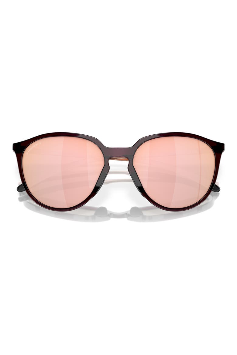 Sielo 57mm Round Sunglasses, Alternate, color, ROSE GOLD