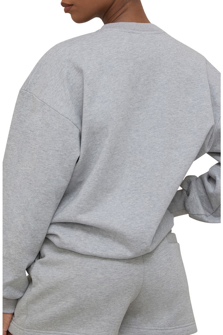 Tommy Logo Cotton Sweatshirt, Alternate, color, GREY