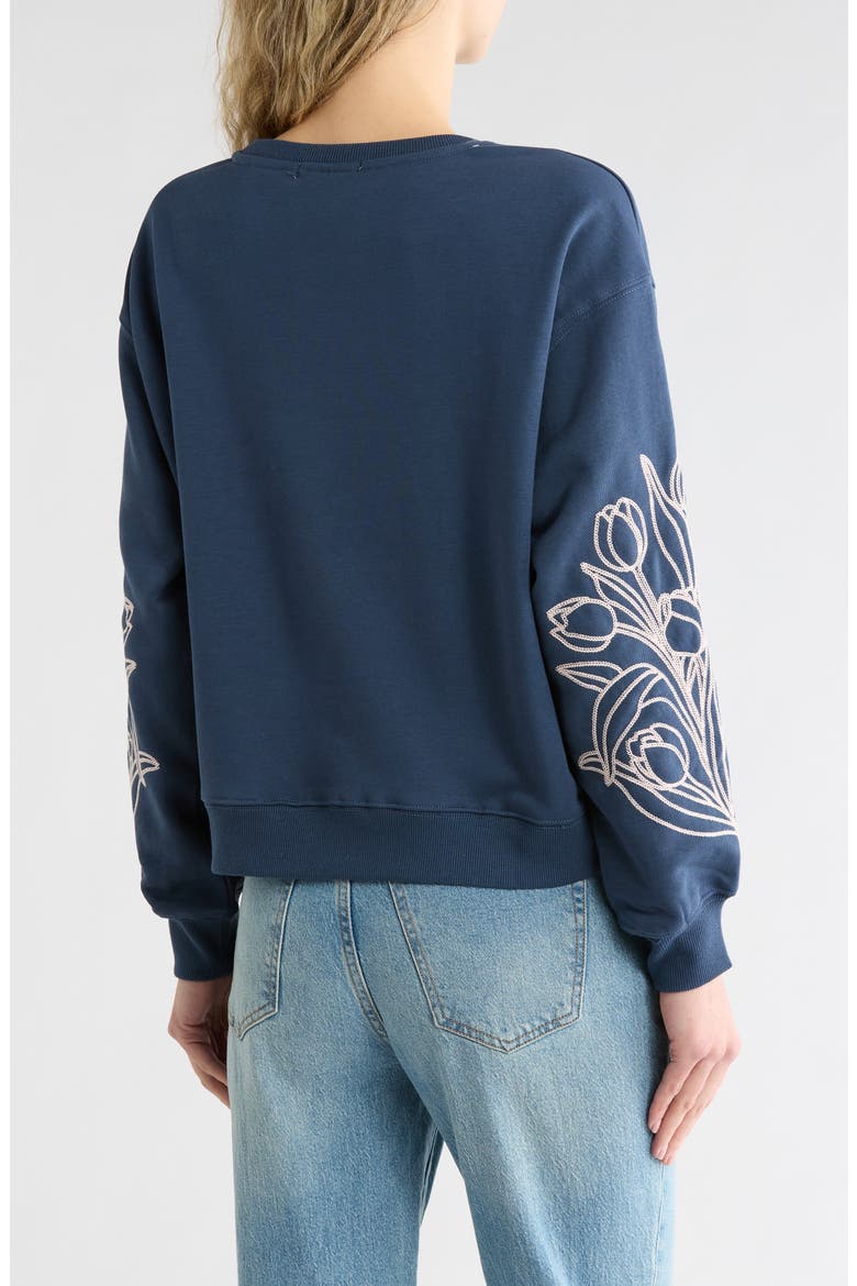 Embroidered Sweatshirt, Alternate, color, BIG DIPPER PINK EMBROIDERY