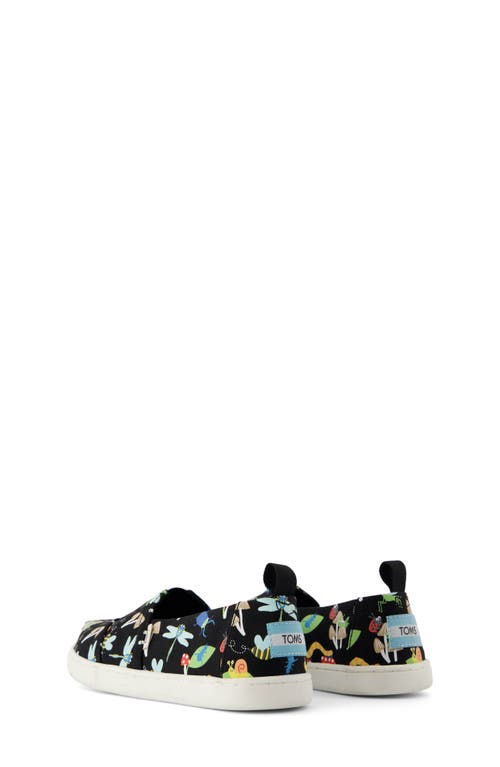 Toms Kids' Alpargata Slip-on Sneaker In Black