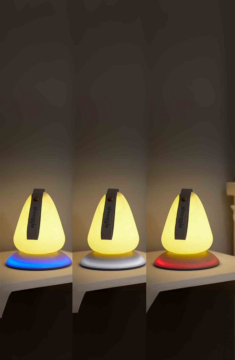 SHNUGGLE Moonlight Night Light, Alternate, color, White Grey