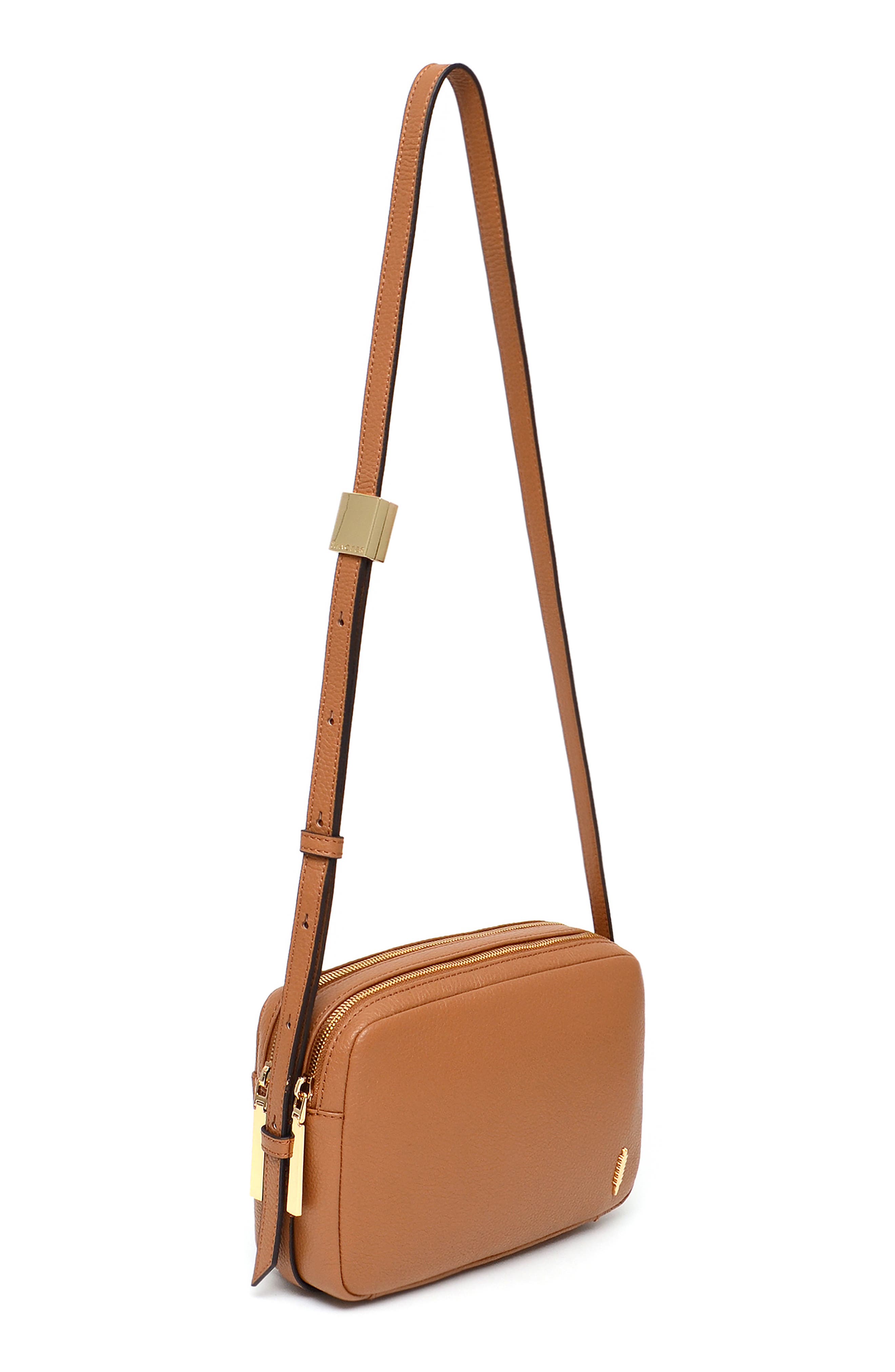 Thacker Shay Leather Camera Crossbody Bag, Alternate, color, 