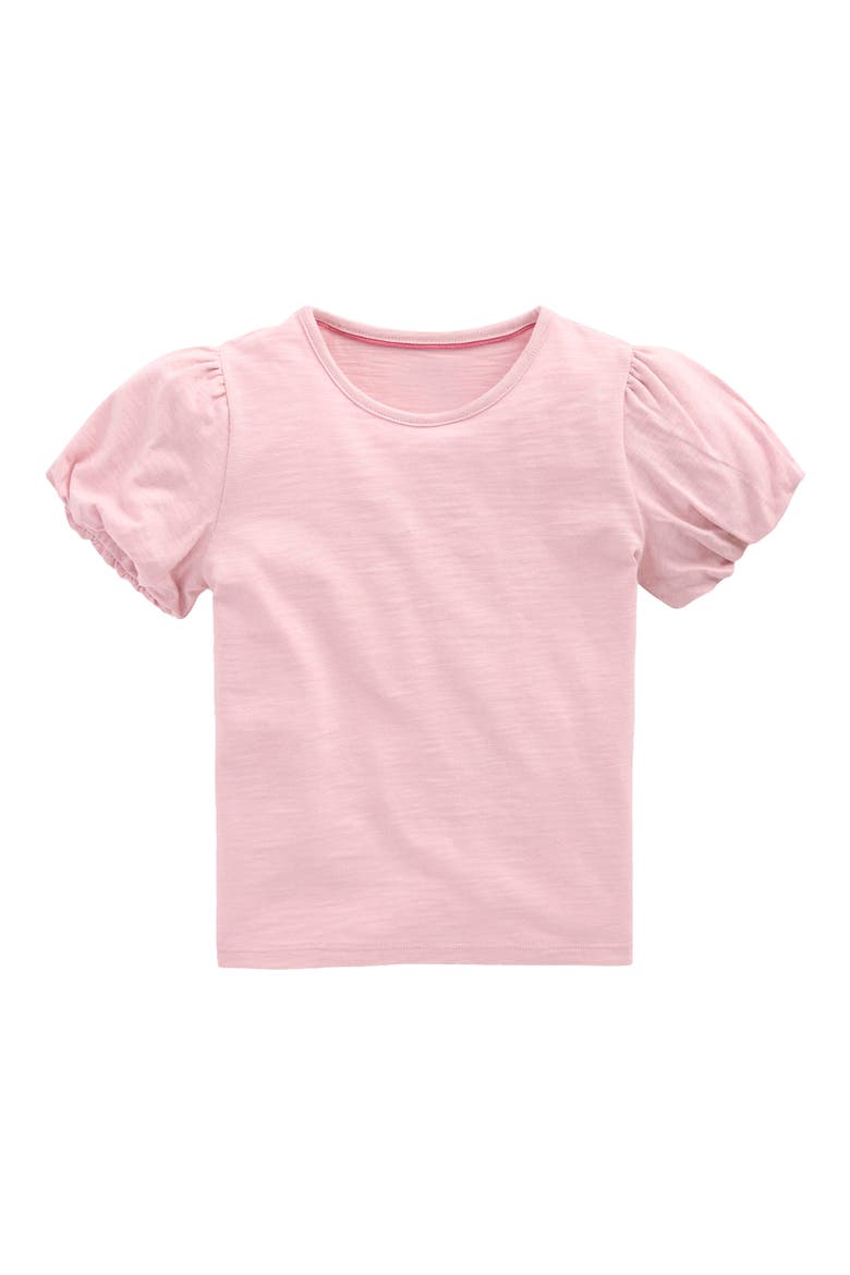 Kids' Puff Sleeve Jersey T-Shirt, Main, color, PINK HEATHER