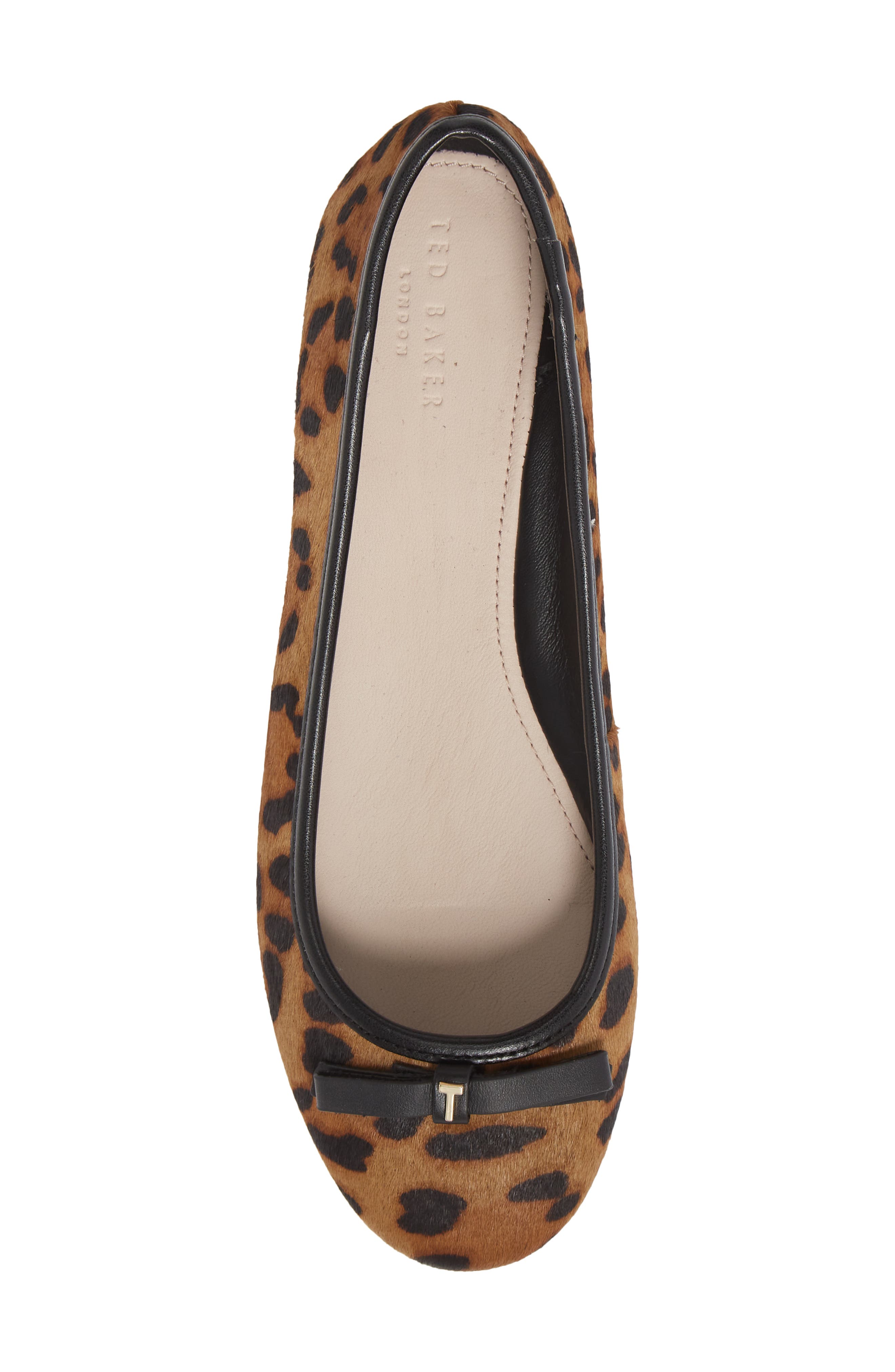 Ted Baker London Norha Genuine Calf Hair Flat, Alternate, color, 