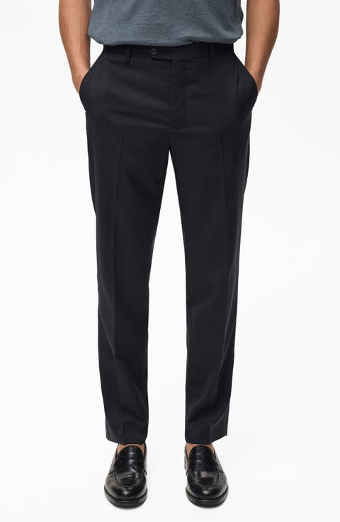 Slim Fit Virgin Wool Dress Pants
