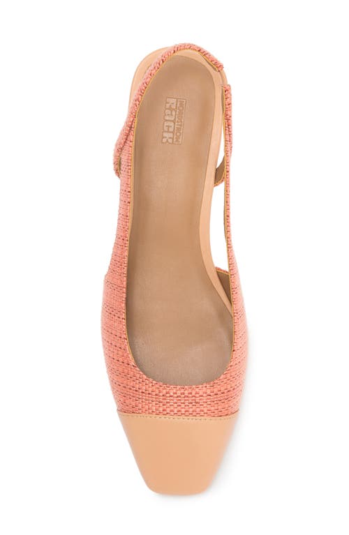 Nordstrom Rack Blaire Slingback Pump In Coral - Tan