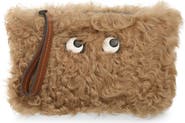 Anya Hindmarch Eyes Genuine Shearling Clutch