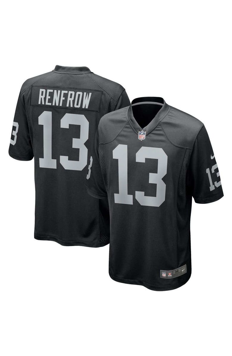 Nike Men's Nike Hunter Renfrow Black Las Vegas Raiders Game Player Jersey, Main, color, 