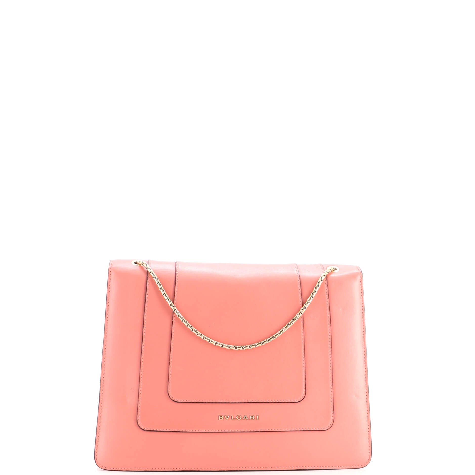 Serpenti Forever Square Shoulder Bag Leather Medium, Alternate, color, Pink