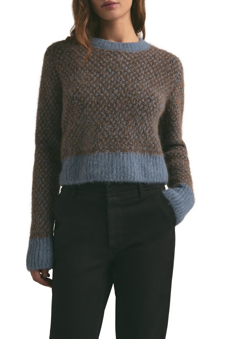 The Miles Alpaca Blend Sweater, Main, color, MACCHIATO MULTI