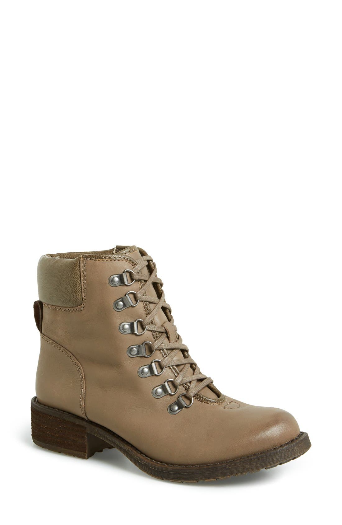 'Daxxter' Lace-Up Bootie, Main, color, BRINDLE LEATHER