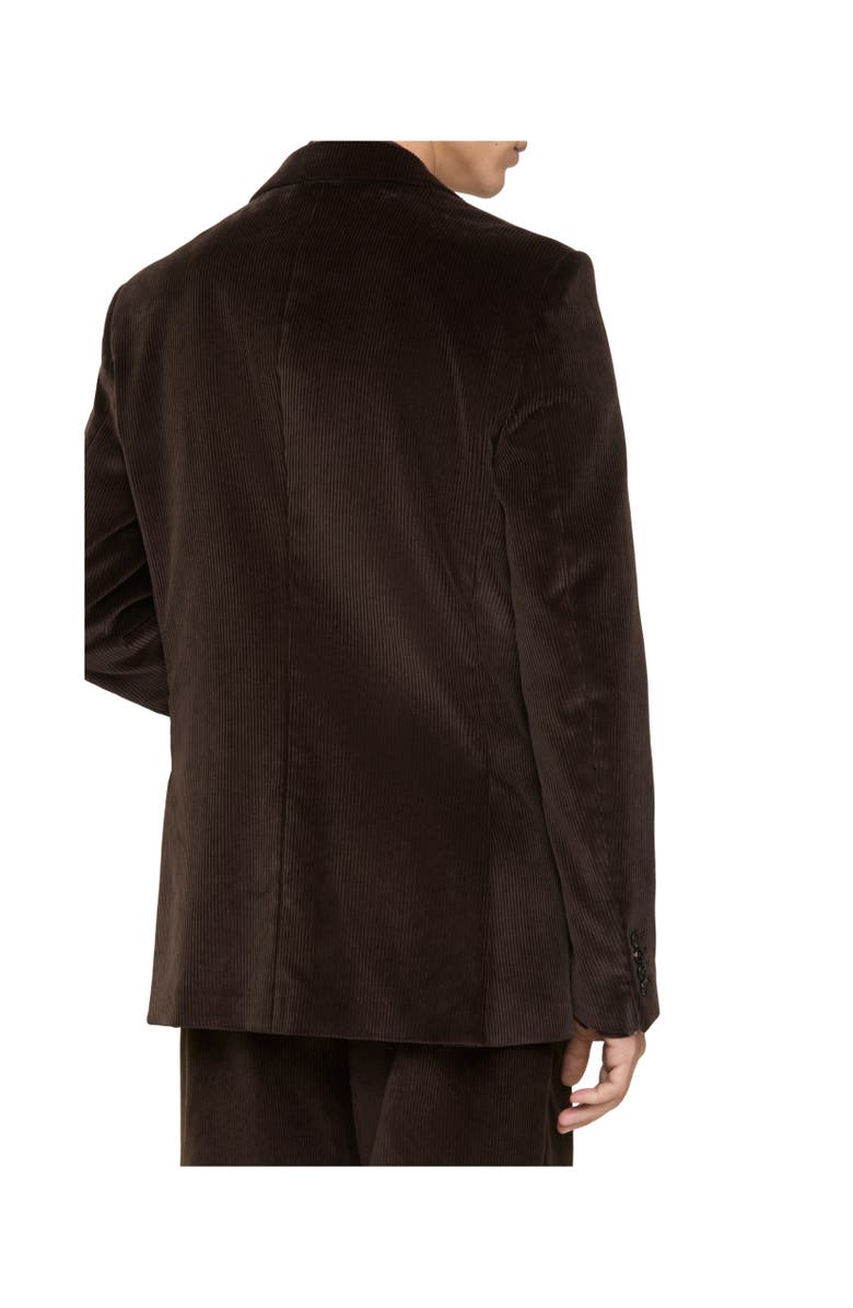 Burberry Corduroy Tailored Jacket, Alternate, color, Clove Brown