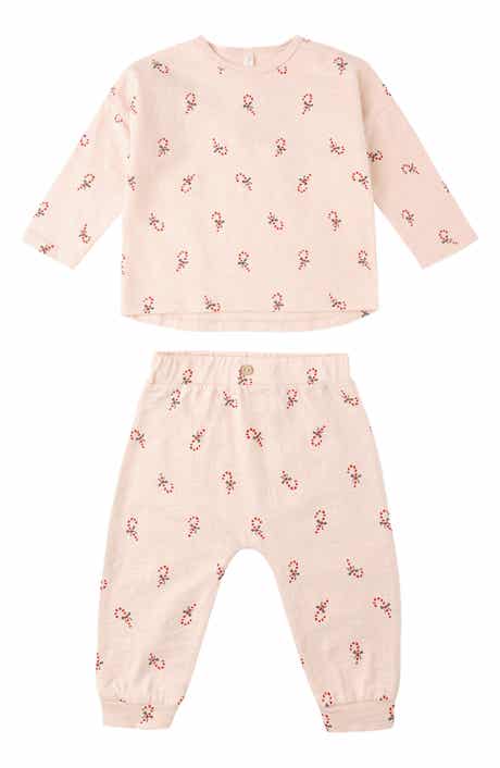 Candy Cane Print Long Sleeve T-Shirt & Pants