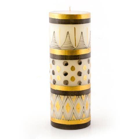 Celebration Painted Pillar Candle