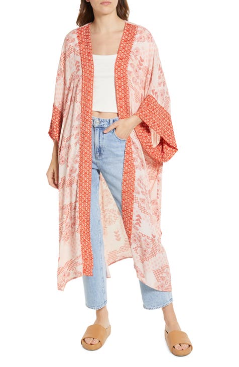 Border Print Duster