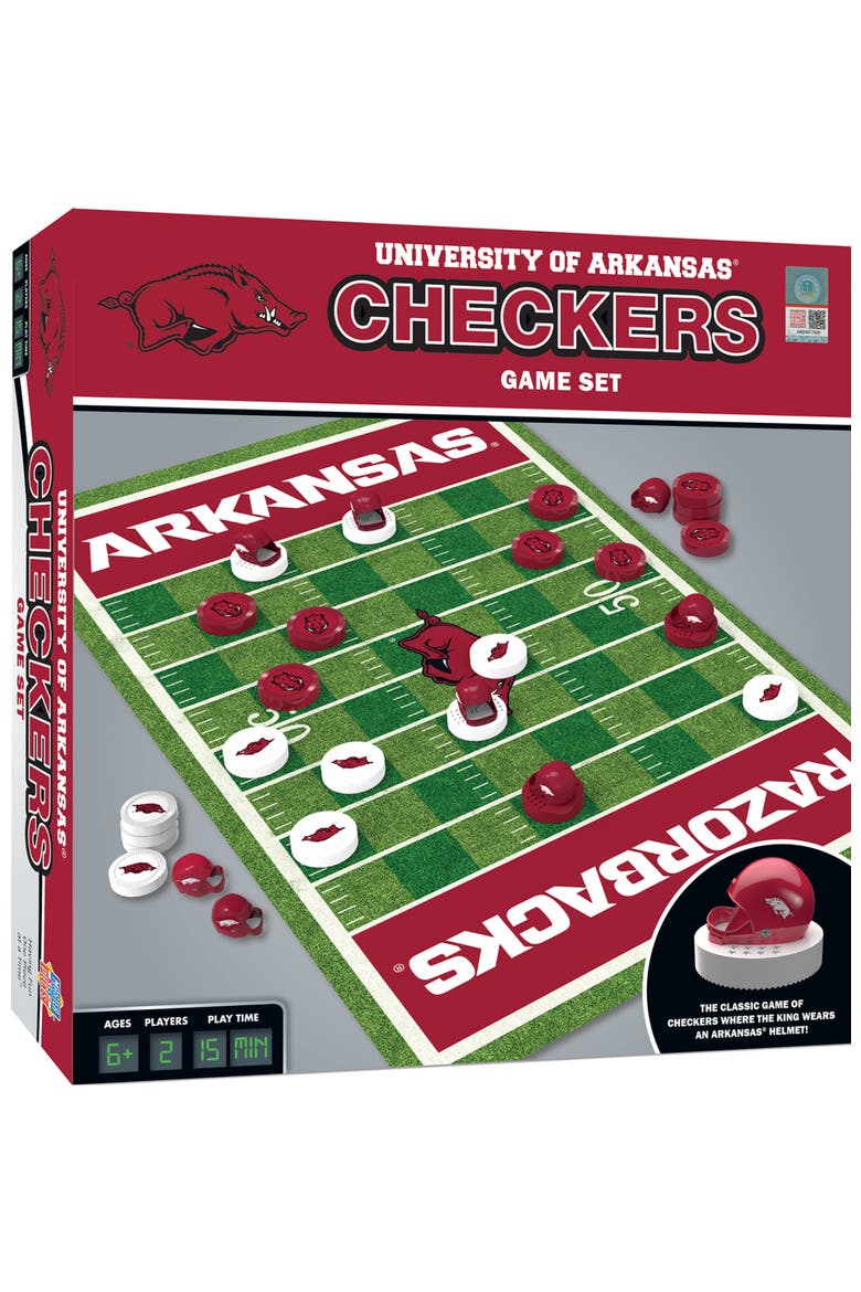 Arkansas Razorbacks Checkers Board Game, Main, color, Multicolor