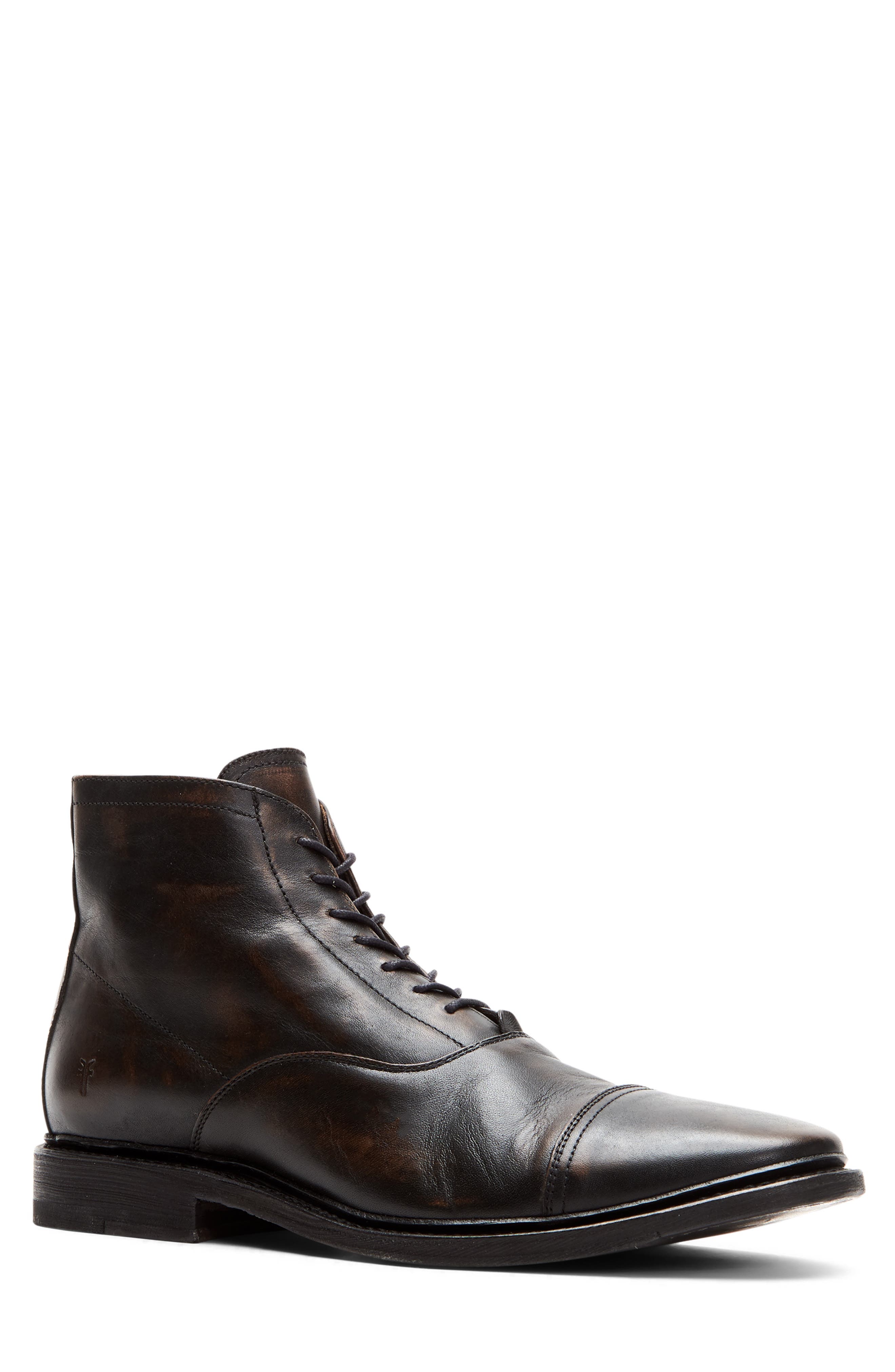 Paul Cap Toe Boot, Main, color, BLACK