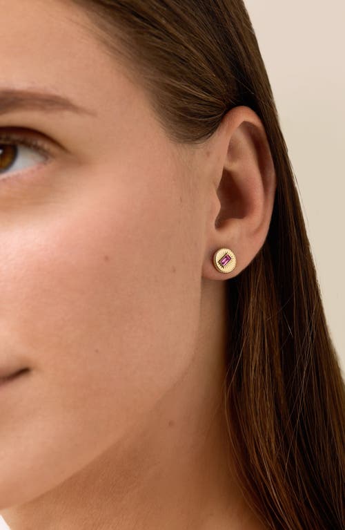 Bony Levy Blc Stud Earrings In Gold