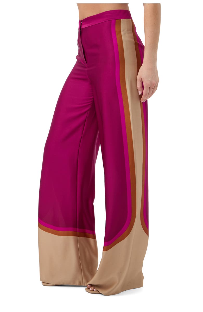 Trina Turk Verity 2 Colorblock Wide Leg Pant, Alternate, color, Multi