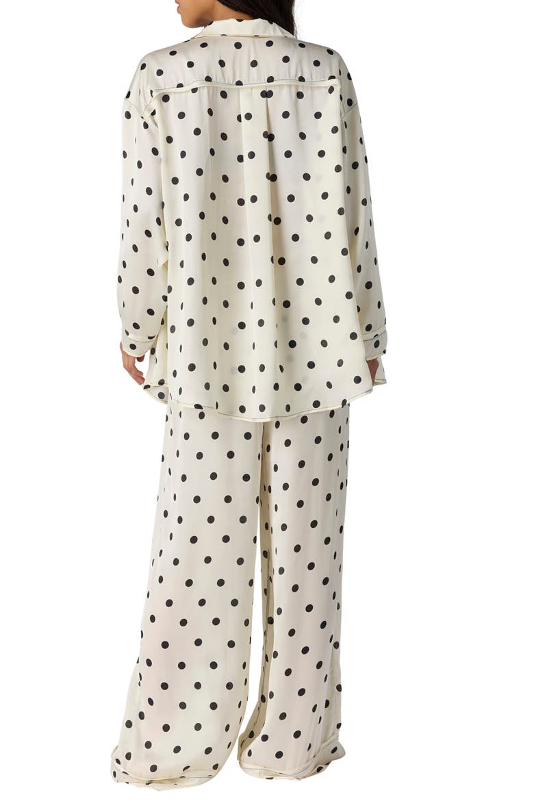 Dreamy Days Print Pajamas, Alternate, color, DOTS - TOFU COMBO