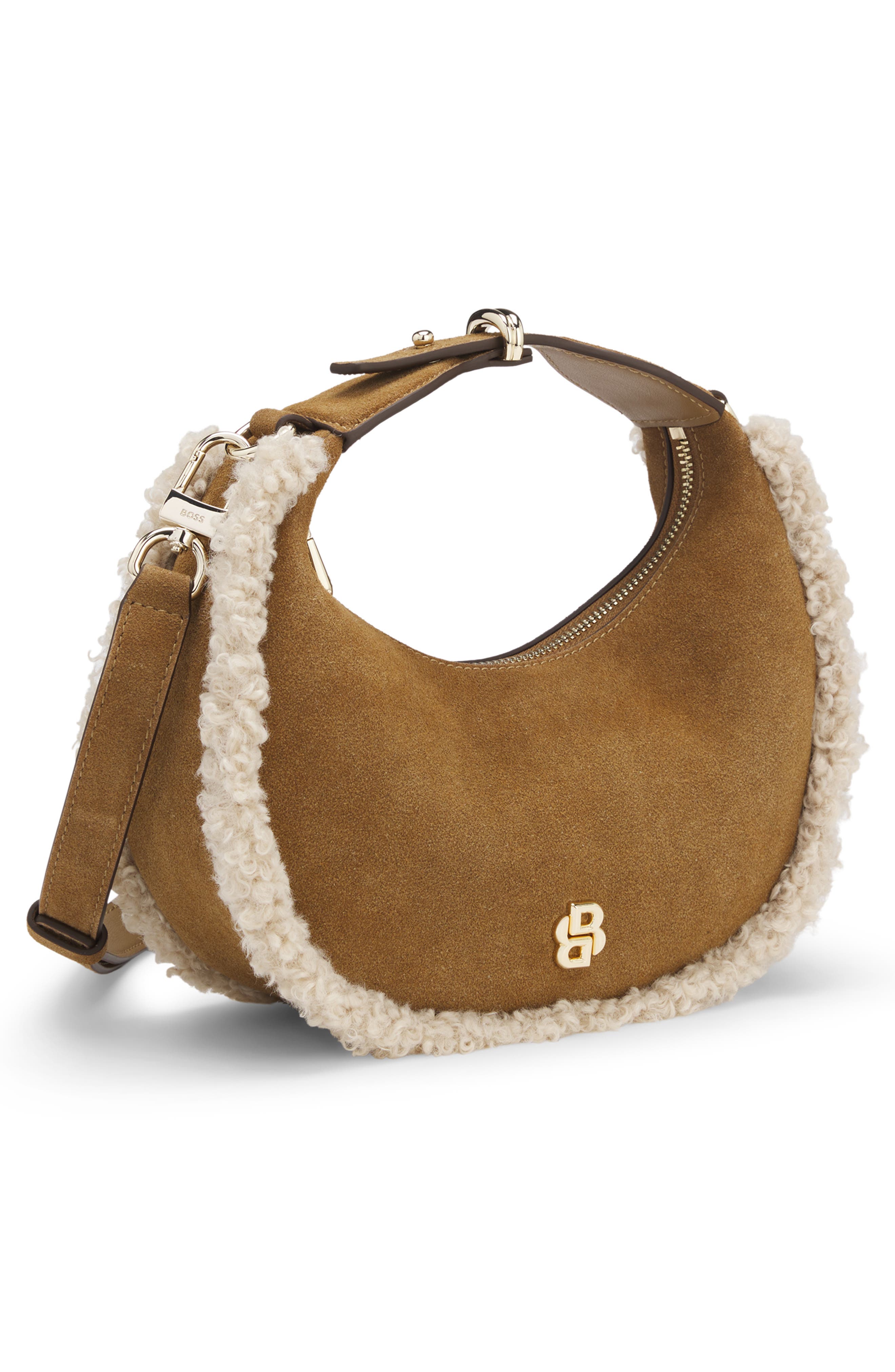 BOSS Beyond Recycled Leather Hobo Bag (Men) | Nordstrom