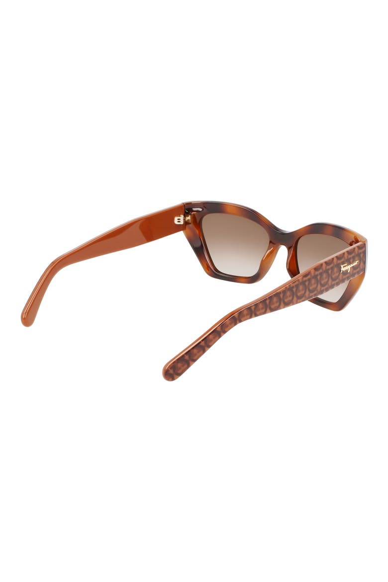 Gancini 54mm Rectangular Sunglasses, Alternate, color, CLASSIC TORTOISE