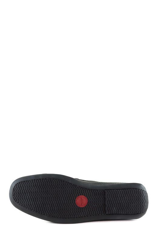 Marc Joseph New York Bryant Park Leather Weave Driver Loafer, Alternate, color, Black Grainy