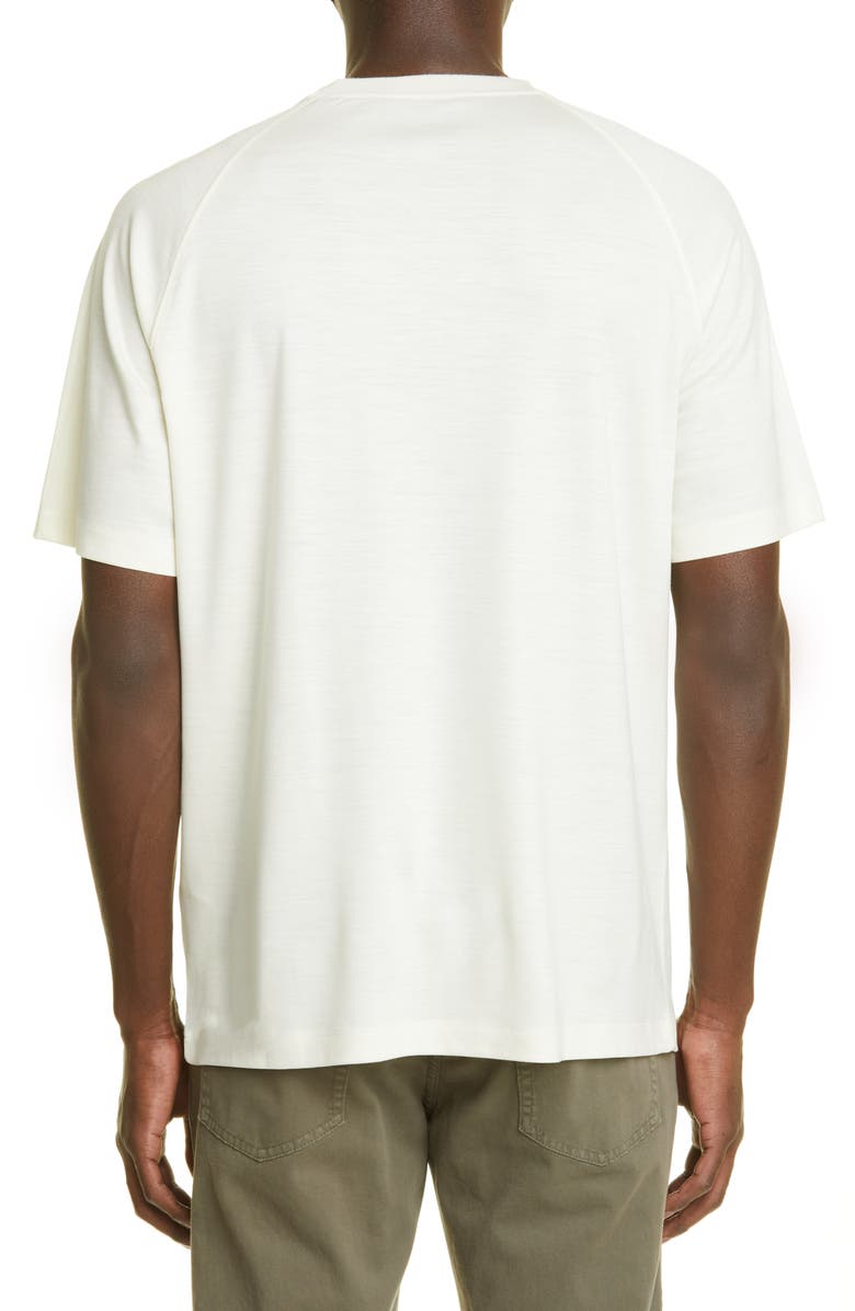 ZEGNA High Performance<sup>™</sup> Merino Wool Short Sleeve T-Shirt, Alternate, color,