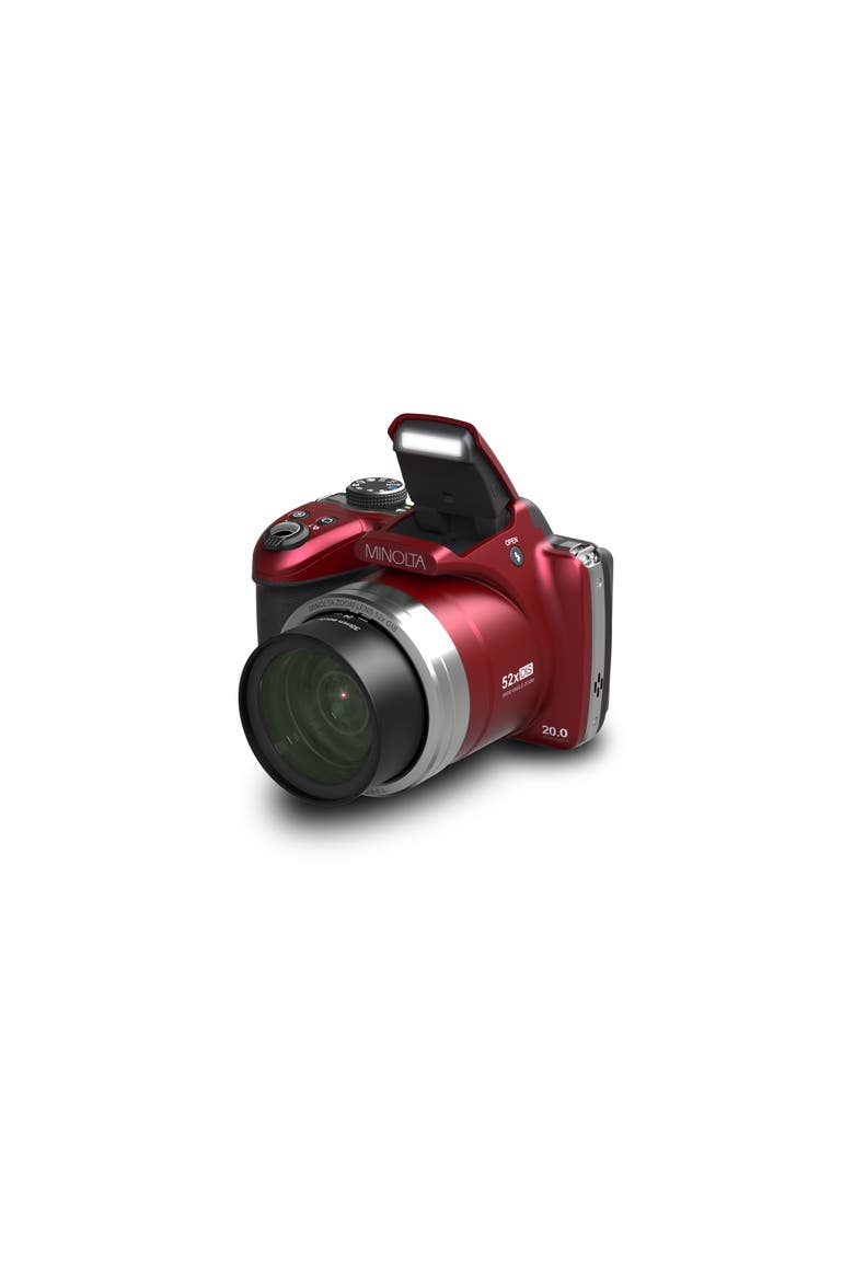 MN52Z 20MP/4K 52X Optical Zoom Bridge Camera, Alternate, color, Red