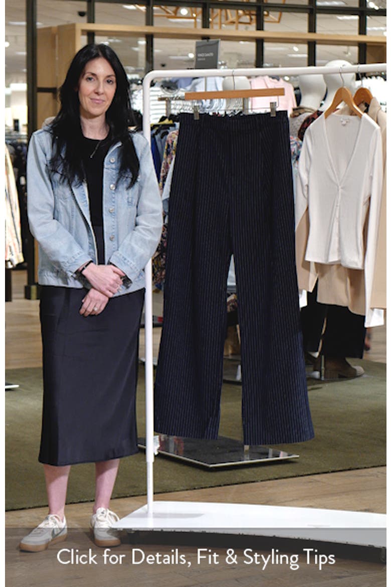 Stripe Pleat High Waist Pants video