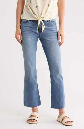 Nikki Mid Rise Ankle Flare Jeans