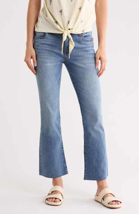 Nikki Mid Rise Ankle Flare Jeans